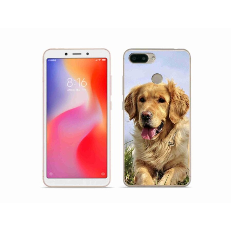 Gélový obal mmCase na mobil Xiaomi Redmi 6 - zlatý retriever