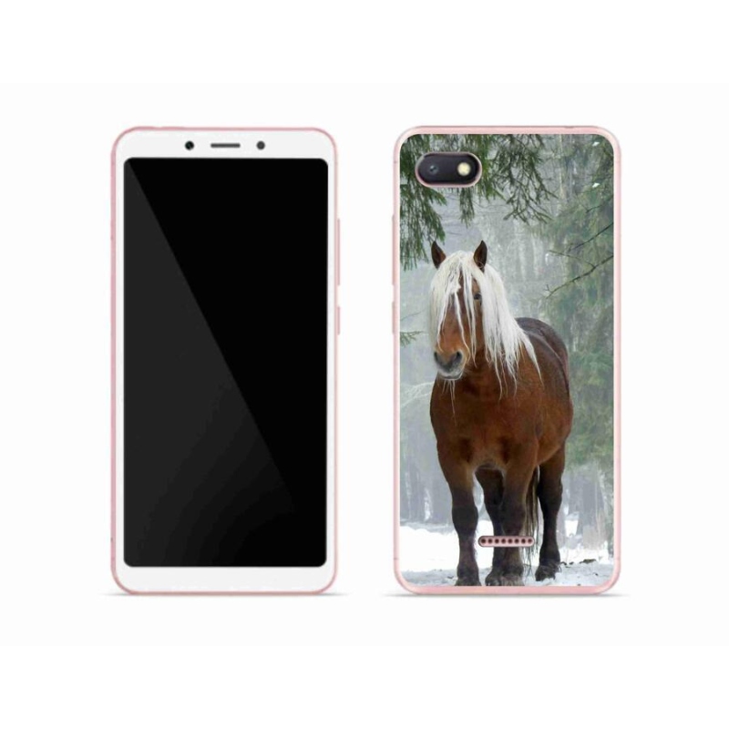 Gélový obal mmCase na mobil Xiaomi Redmi 6A - kôň v lese