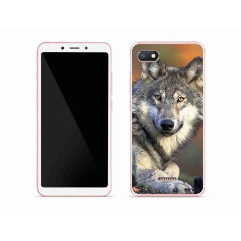 Gélový obal mmCase na mobil Xiaomi Redmi 6A - vlk