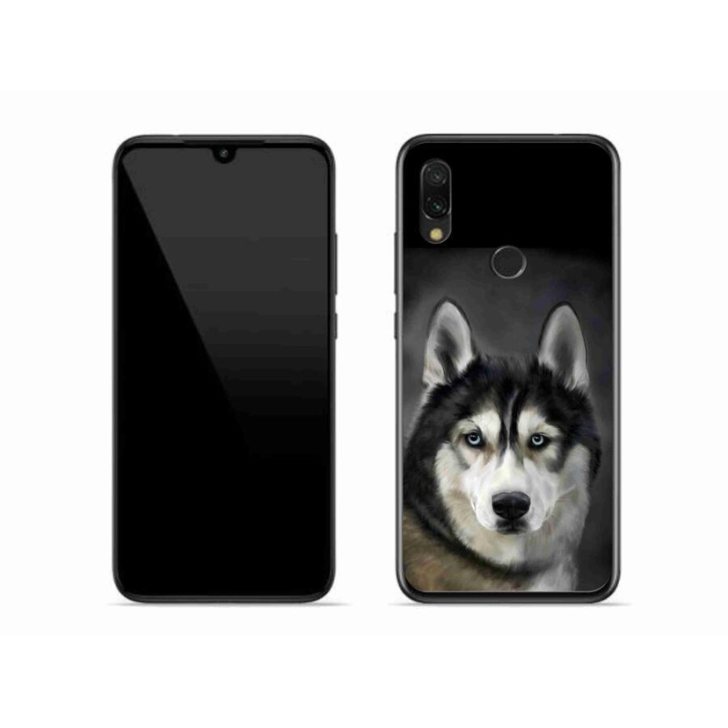 Gélový obal mmCase na mobil Xiaomi Redmi 7 - husky