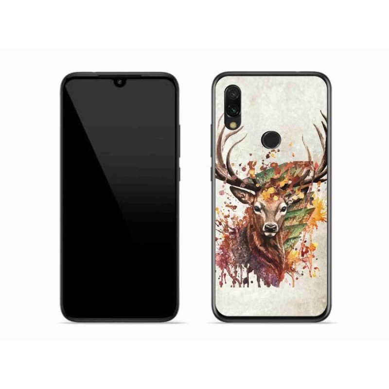 Gélový obal mmCase na mobil Xiaomi Redmi 7 - jeleň 1