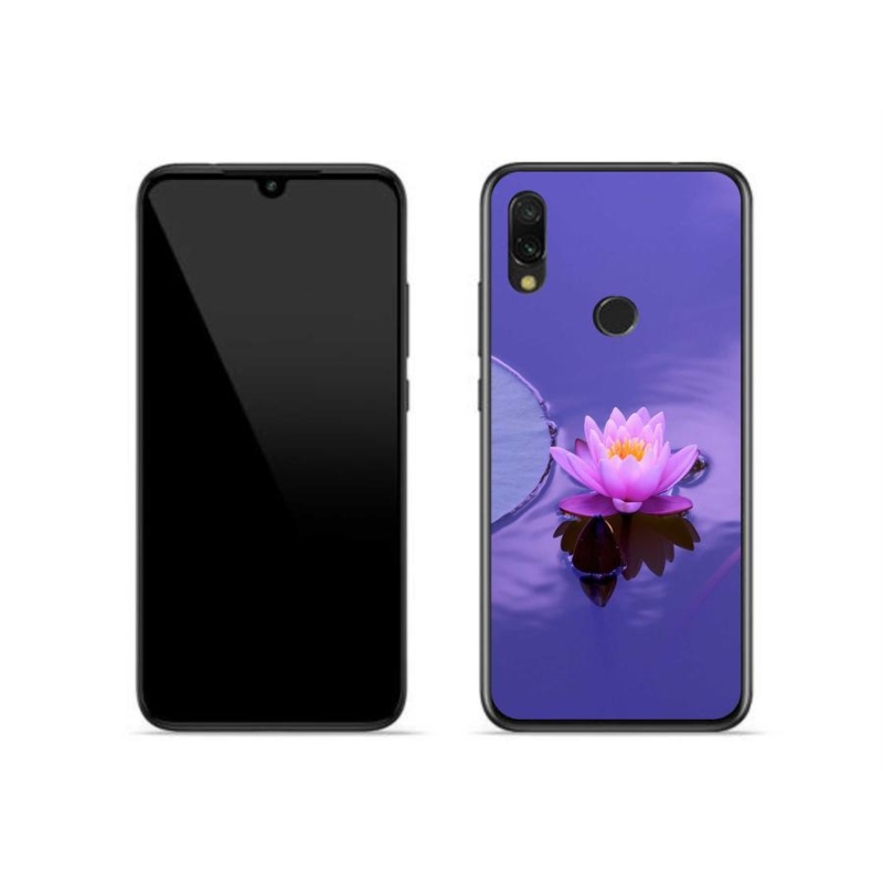 Gélový obal mmCase na mobil Xiaomi Redmi 7 - kvet na hladine