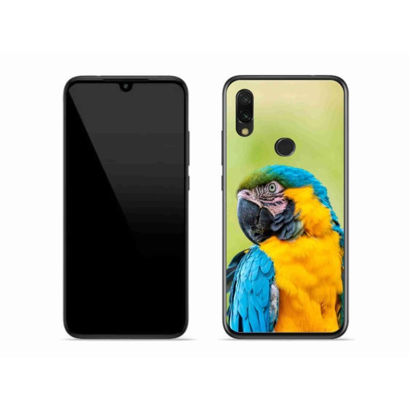 Gélový obal mmCase na mobil Xiaomi Redmi 7 - papagáj ara 2