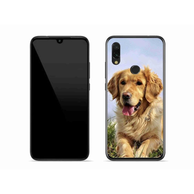 Gélový obal mmCase na mobil Xiaomi Redmi 7 - zlatý retriever