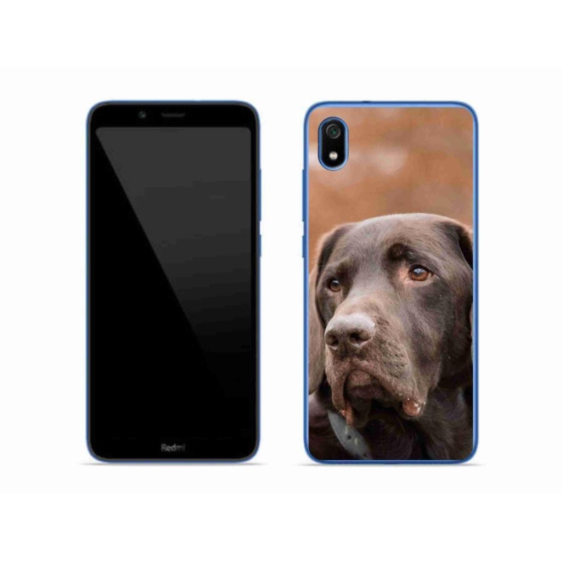 Gélový obal mmCase na mobil Xiaomi Redmi 7A - hnedý labrador