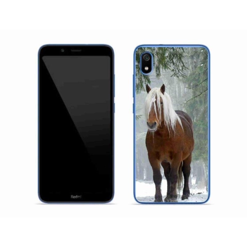 Gélový obal mmCase na mobil Xiaomi Redmi 7A - kôň v lese
