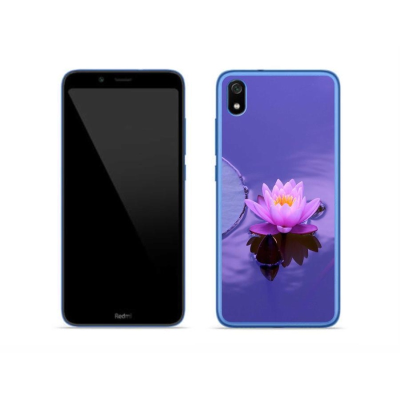 Gélový obal mmCase na mobil Xiaomi Redmi 7A - kvet na hladine