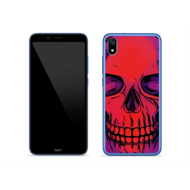 Gélový obal mmCase na mobil Xiaomi Redmi 7A - lebka