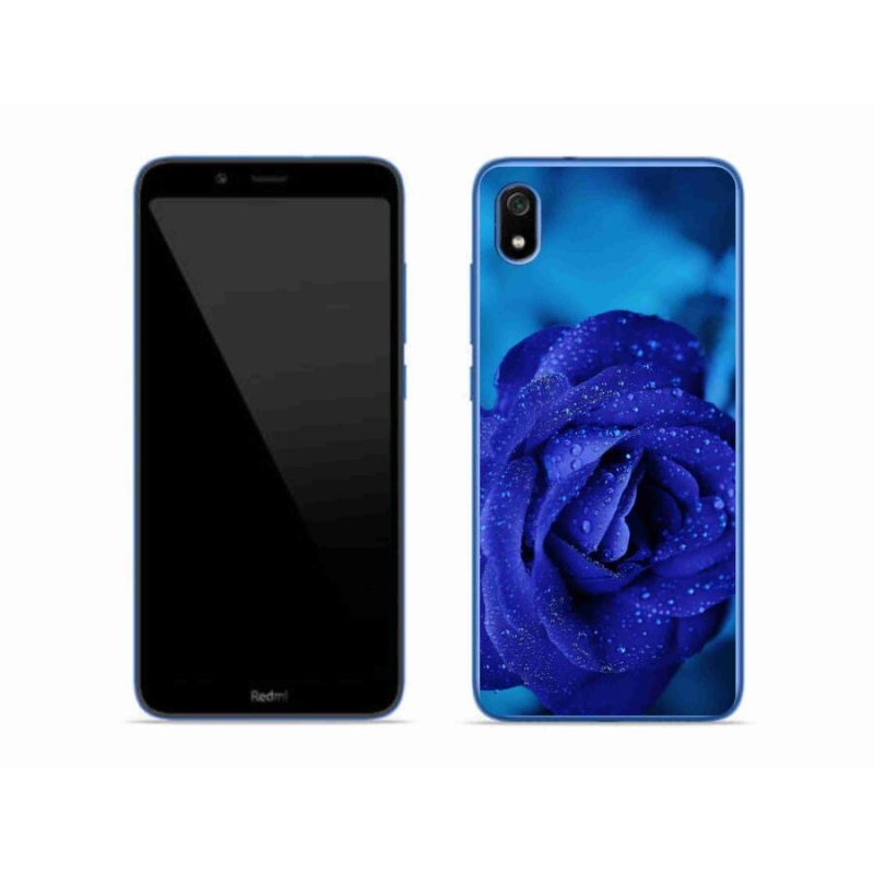 Gélový obal mmCase na mobil Xiaomi Redmi 7A - modrá ruža