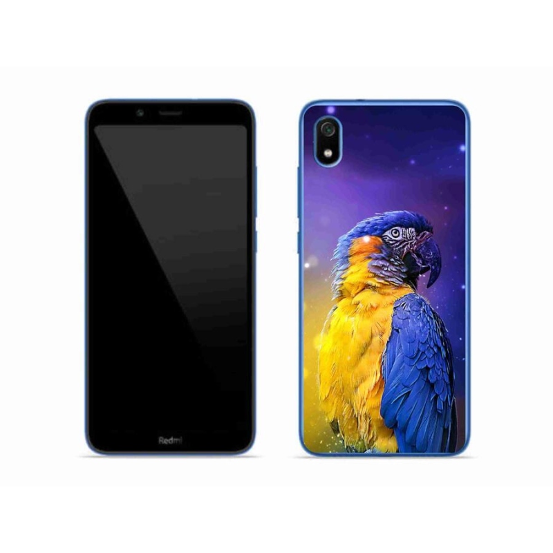 Gélový obal mmCase na mobil Xiaomi Redmi 7A - papagáj ara 1