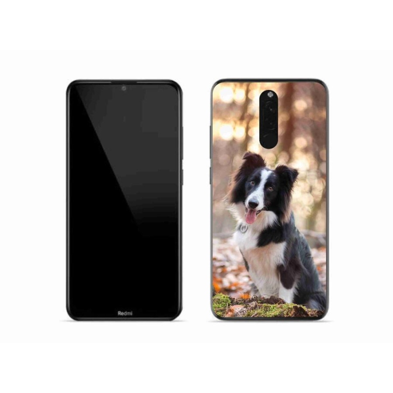 Gélový obal mmCase na mobil Xiaomi Redmi 8 - border kólie 1