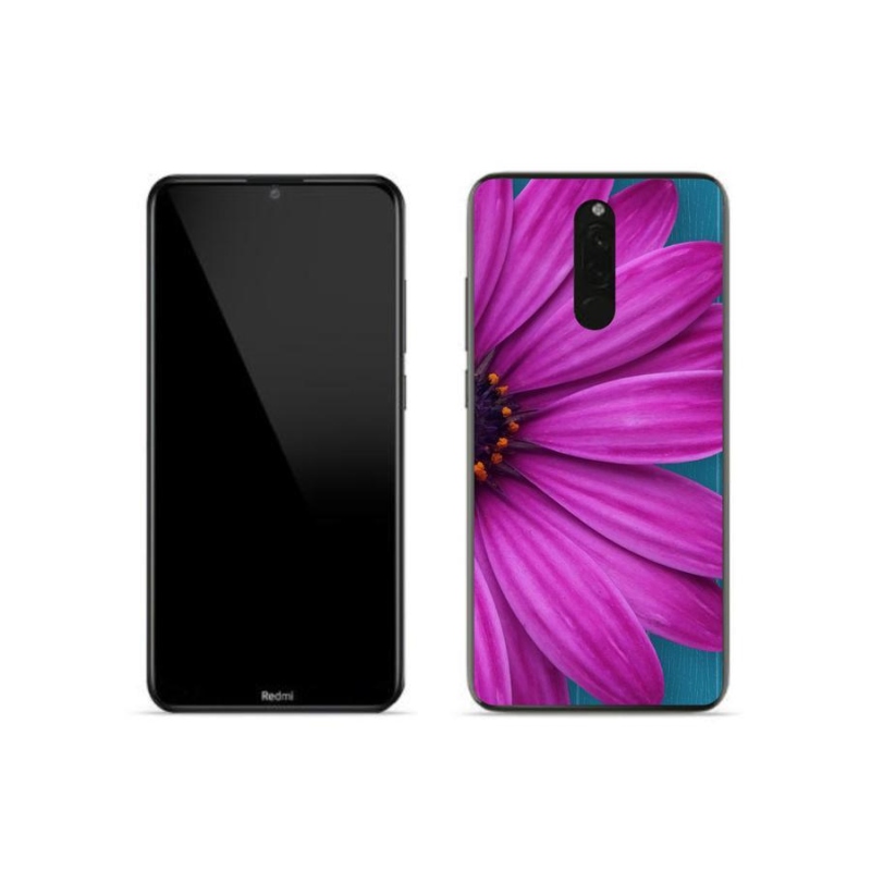 Gélový obal mmCase na mobil Xiaomi Redmi 8 - fialová margaréta