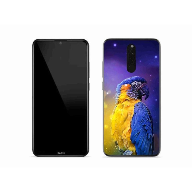 Gélový obal mmCase na mobil Xiaomi Redmi 8 - papagáj ara 1