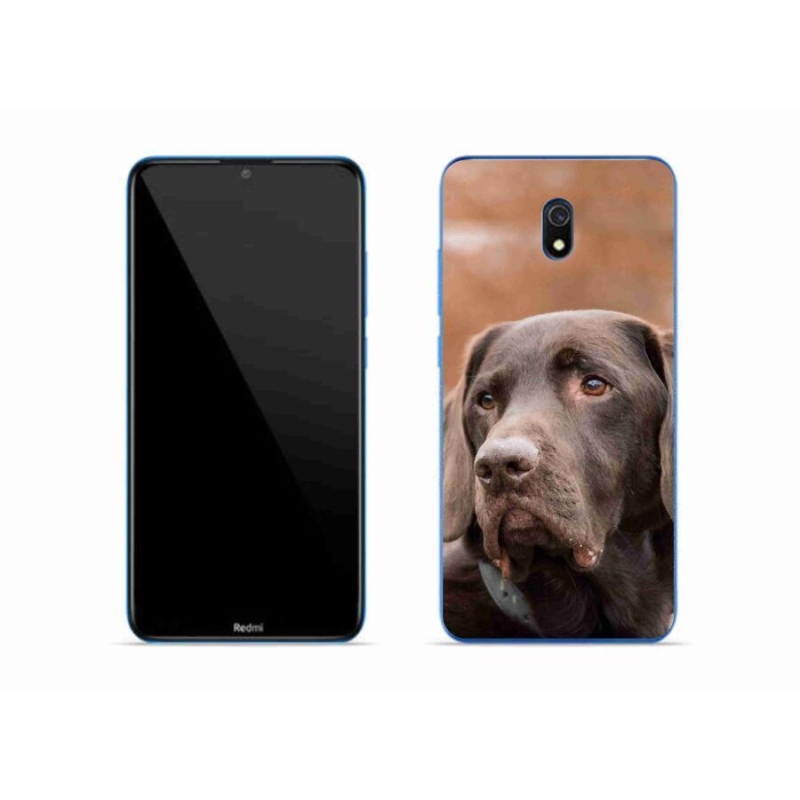 Gélový obal mmCase na mobil Xiaomi Redmi 8A - hnedý labrador