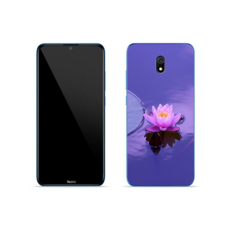 Gélový obal mmCase na mobil Xiaomi Redmi 8A - kvet na hladine