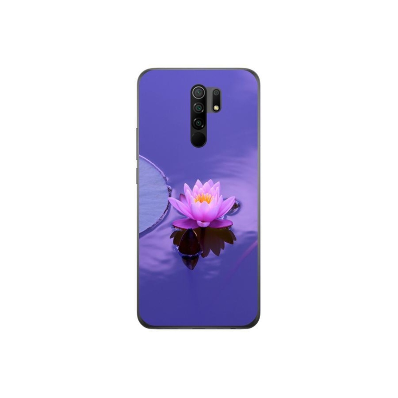 Gélový obal mmCase na mobil Xiaomi Redmi 9 - kvet na hladine