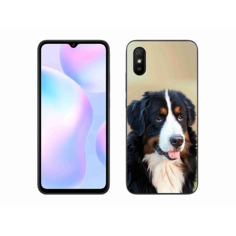 Gélový obal mmCase na mobil Xiaomi Redmi 9A - bernský salašnícky pes