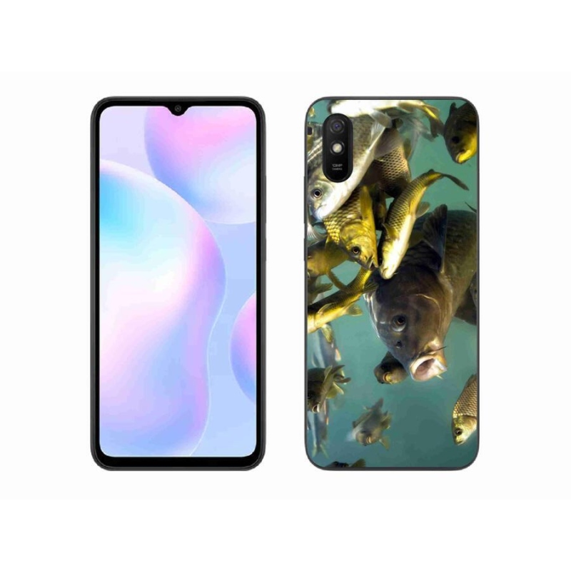 Gélový obal mmCase na mobil Xiaomi Redmi 9A - kŕdeľ rýb