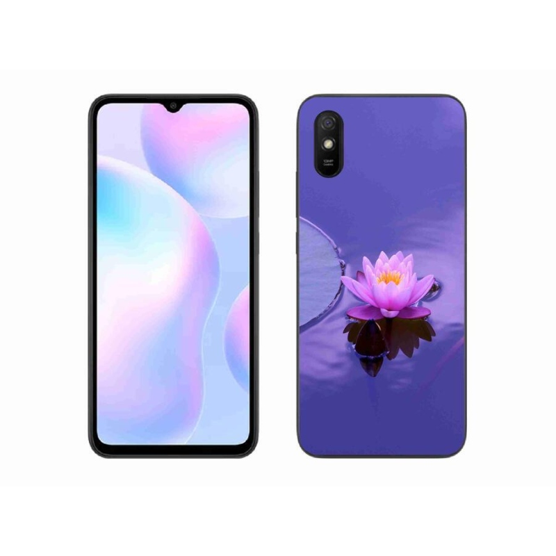 Gélový obal mmCase na mobil Xiaomi Redmi 9A - kvet na hladine