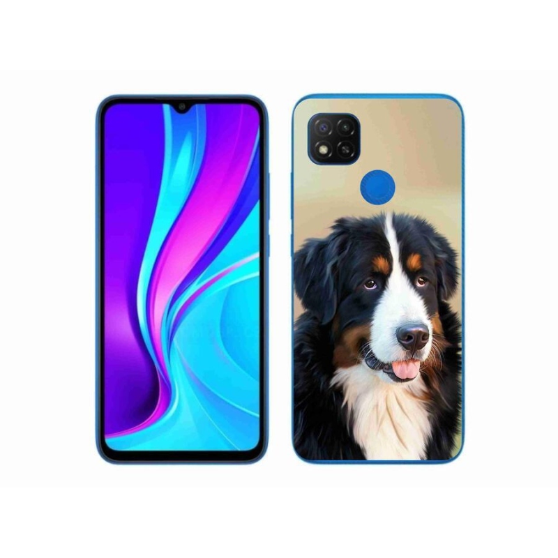 Gélový obal mmCase na mobil Xiaomi Redmi 9C - bernský salašnícky pes