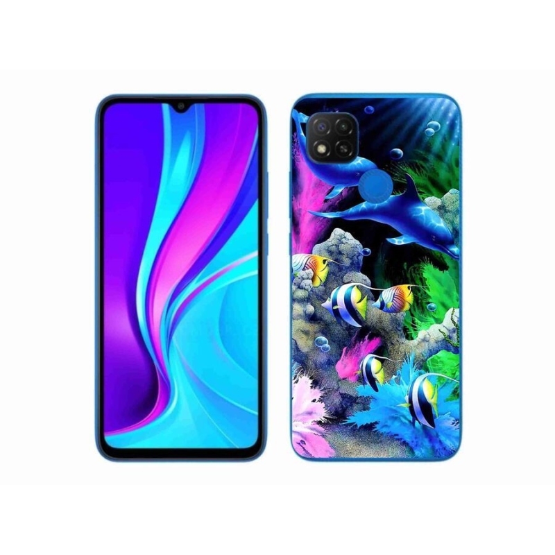 Gélový obal mmCase na mobil Xiaomi Redmi 9C - morský svet