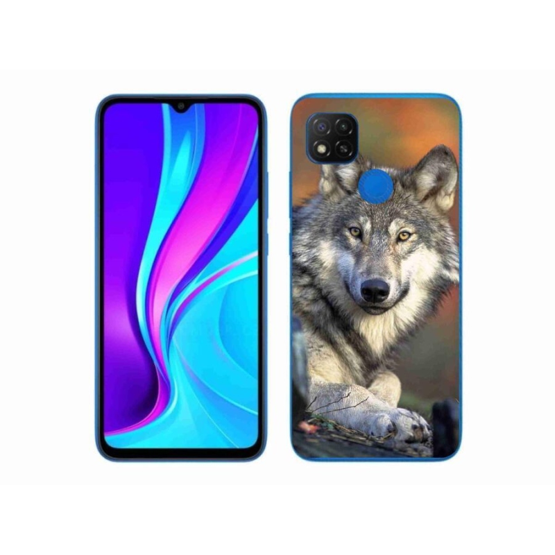 Gélový obal mmCase na mobil Xiaomi Redmi 9C - vlk