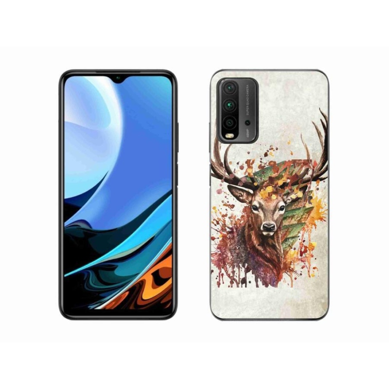 Gélový obal mmCase na mobil Xiaomi Redmi 9T - jeleň 1