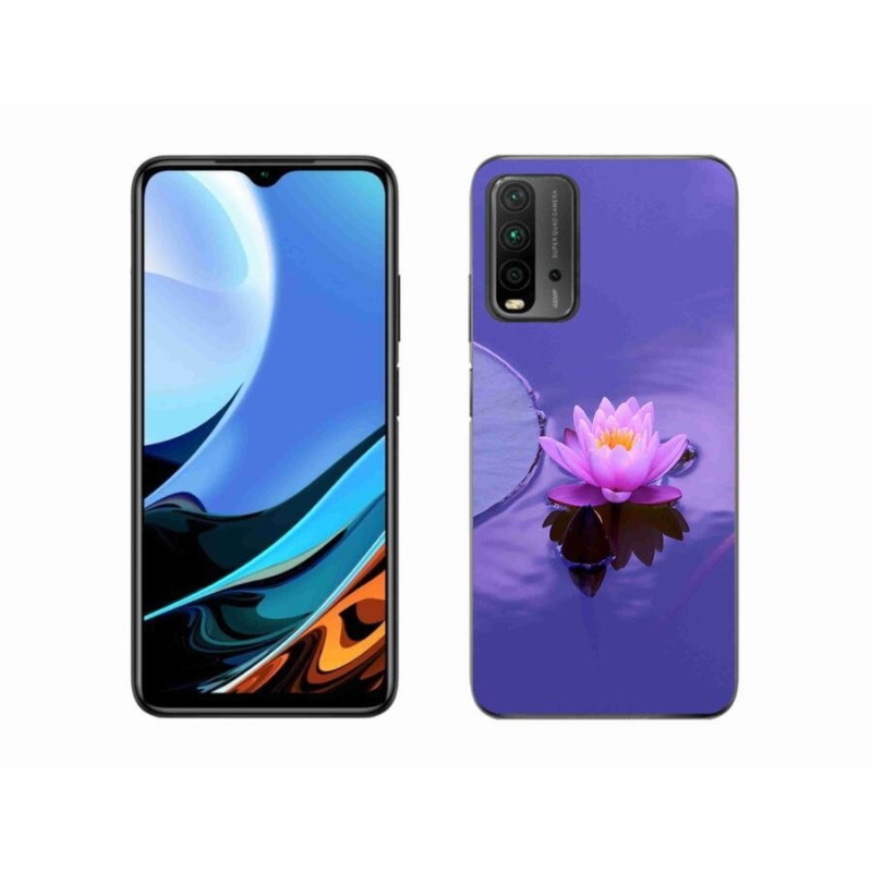 Gélový obal mmCase na mobil Xiaomi Redmi 9T - kvet na hladine