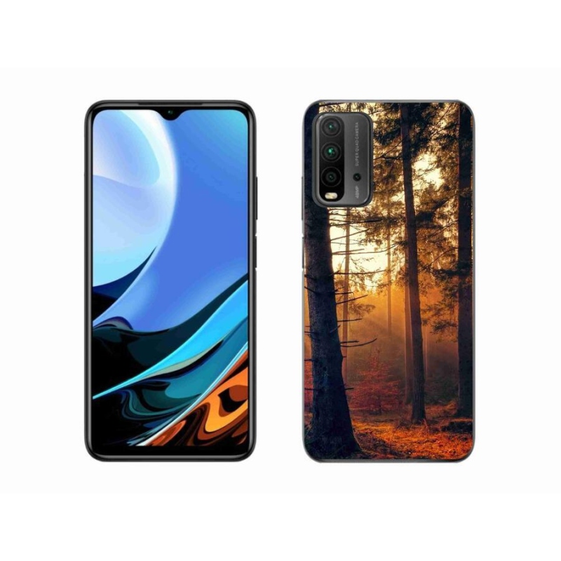 Gélový obal mmCase na mobil Xiaomi Redmi 9T - les