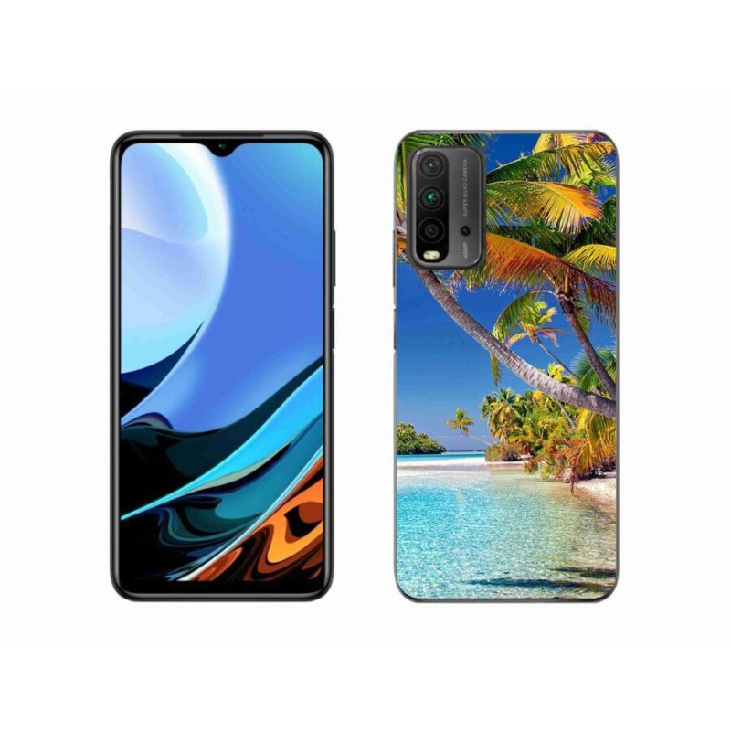 Gélový obal mmCase na mobil Xiaomi Redmi 9T - morská pláž