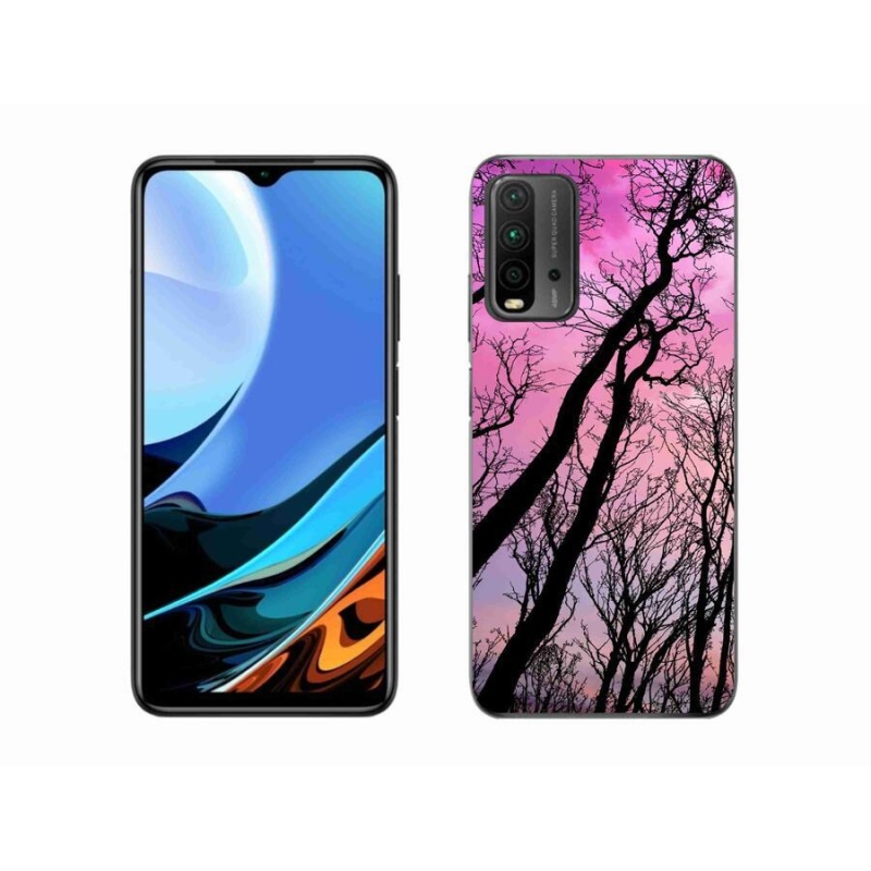 Gélový obal mmCase na mobil Xiaomi Redmi 9T - opadané stromy