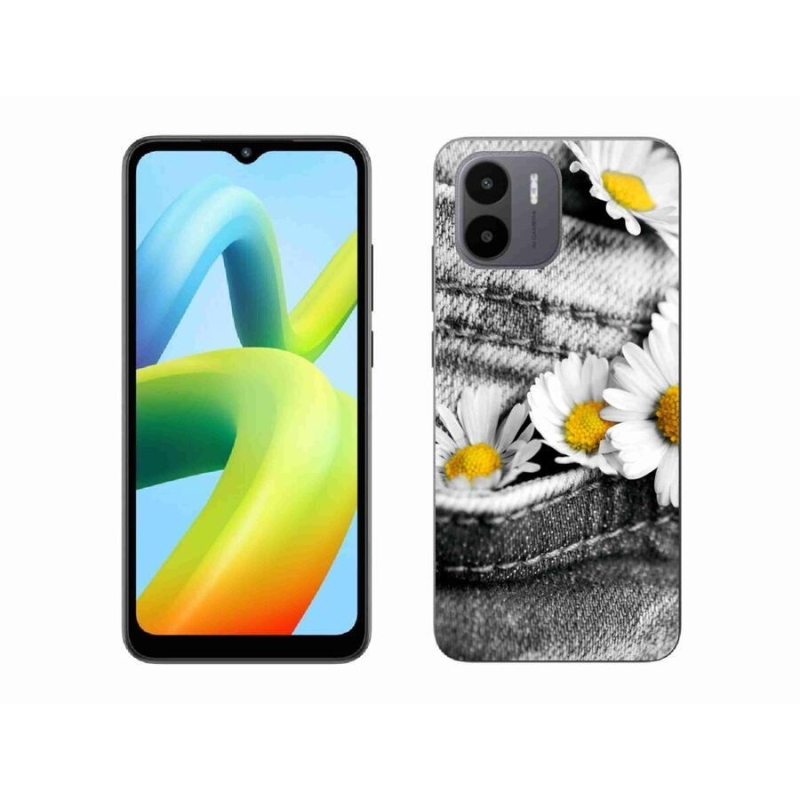 Gélový obal mmCase na mobil Xiaomi Redmi A1/Redmi A2 - margarétky