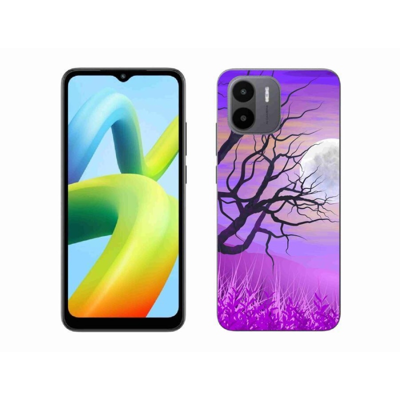 Gélový obal mmCase na mobil Xiaomi Redmi A1/Redmi A2 - kreslený opadaný strom