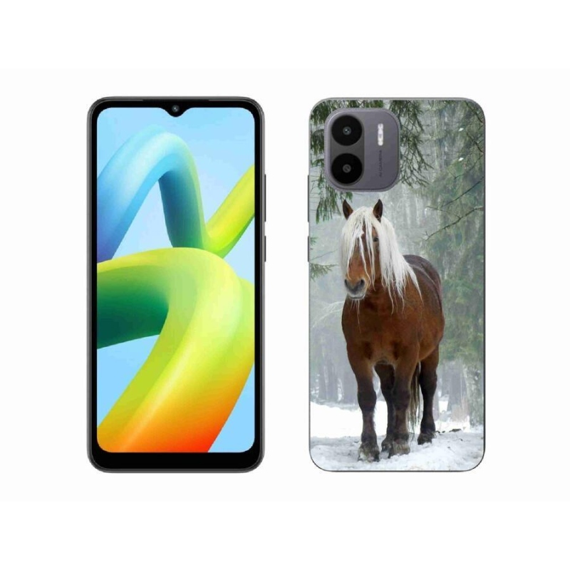 Gélový obal mmCase na mobil Xiaomi Redmi A1/Redmi A2 - kôň v lese