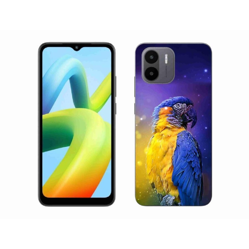 Gélový obal mmCase na mobil Xiaomi Redmi A1/Redmi A2 - papagáj ara 1