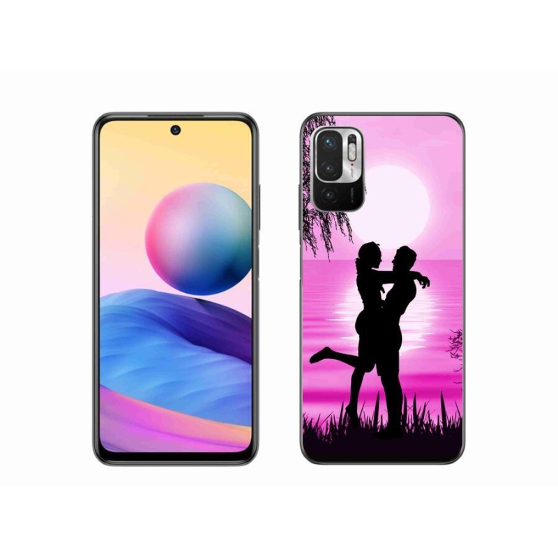 Gélový obal mmCase na mobil Xiaomi Redmi Note 10 5G - západ slnka