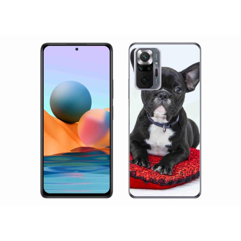 Gélový obal mmCase na mobil Xiaomi Redmi Note 10 Pro - buldog