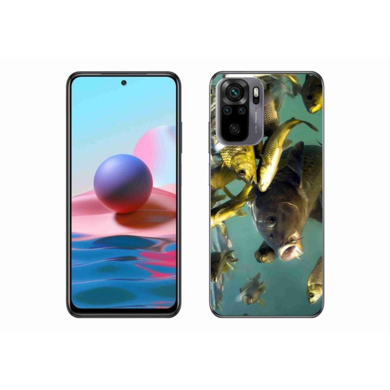 Gélový obal mmCase na mobil Xiaomi Redmi Note 10S - kŕdeľ rýb