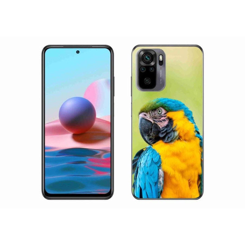 Gélový obal mmCase na mobil Xiaomi Redmi Note 10S - papagáj ara 2