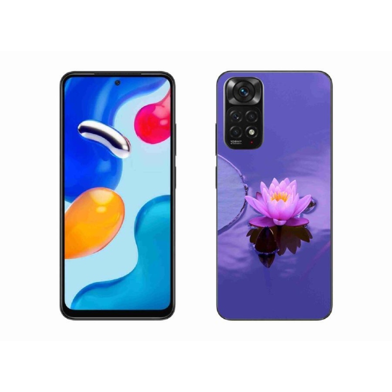 Gélový obal mmCase na mobil Xiaomi Redmi Note 11 4G - kvet na hladine