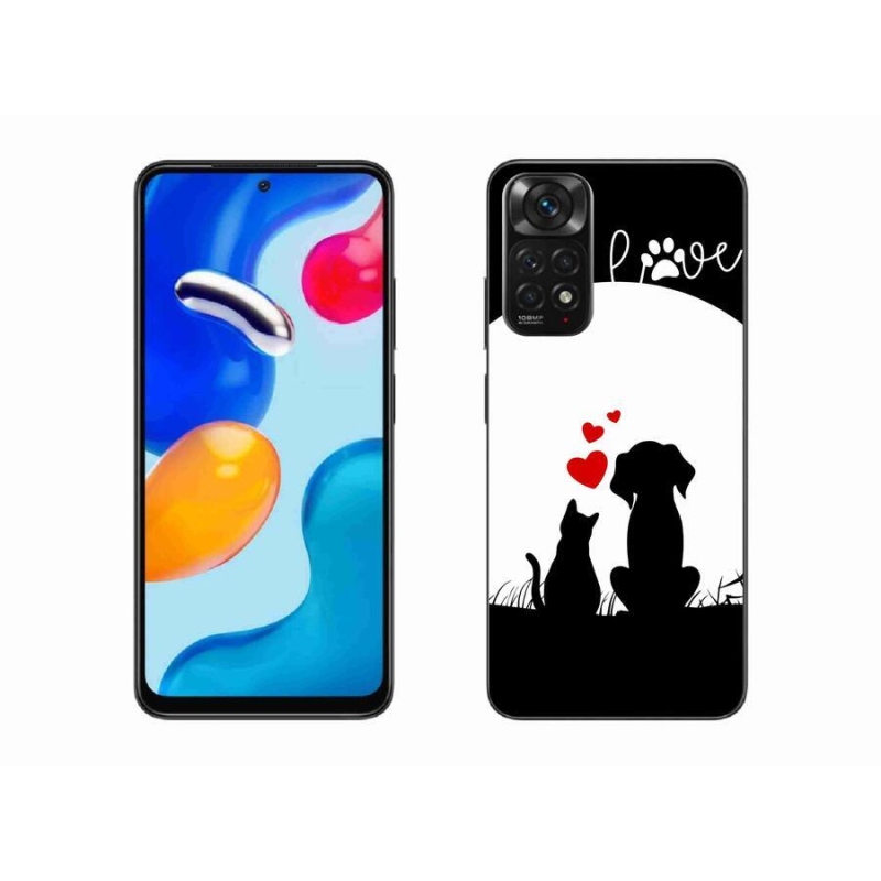 Gélový obal mmCase na mobil Xiaomi Redmi Note 11 4G - zvieracia láska