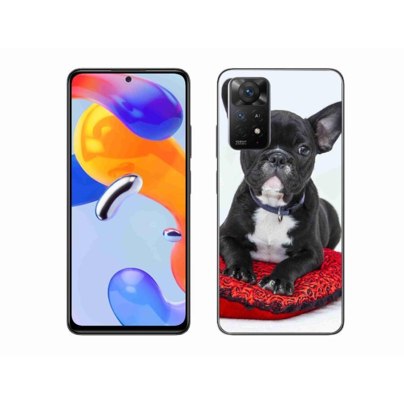 Gélový obal mmCase na mobil Xiaomi Redmi Note 11 Pro 4G/5G - buldog