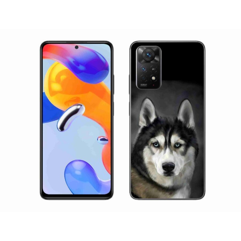 Gélový obal mmCase na mobil Xiaomi Redmi Note 11 Pro 4G/5G - husky