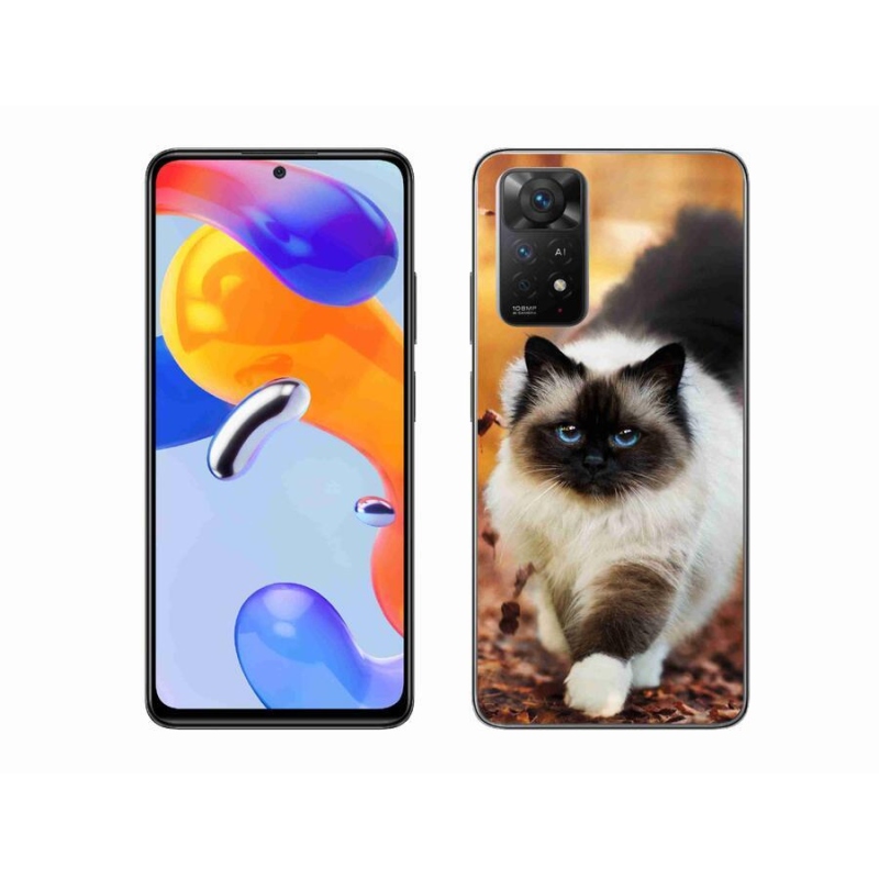 Gélový obal mmCase na mobil Xiaomi Redmi Note 11 Pro 4G/5G - mačka
