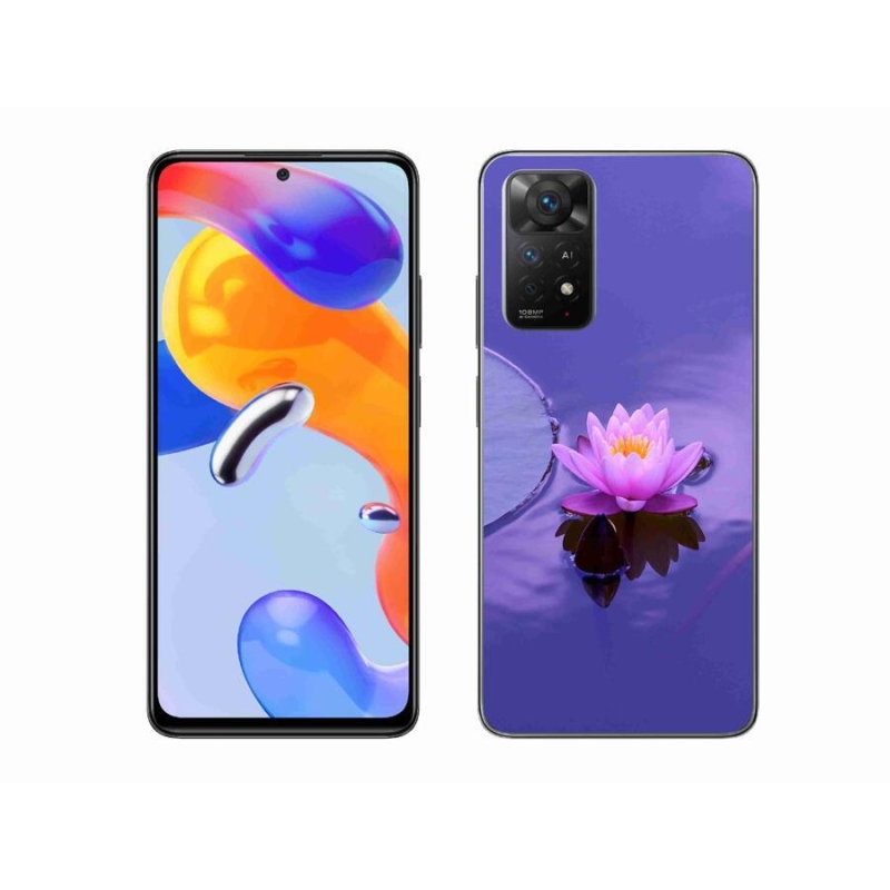 Gélový obal mmCase na mobil Xiaomi Redmi Note 11 Pro 4G/5G - kvet na hladine