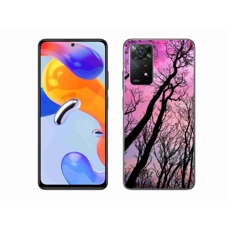 Gélový obal mmCase na mobil Xiaomi Redmi Note 11 Pro 4G/5G - opadané stromy