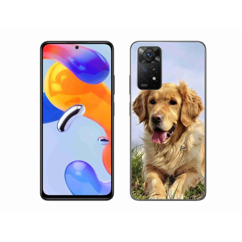 Gélový obal mmCase na mobil Xiaomi Redmi Note 11 Pro 4G/5G - zlatý retriever