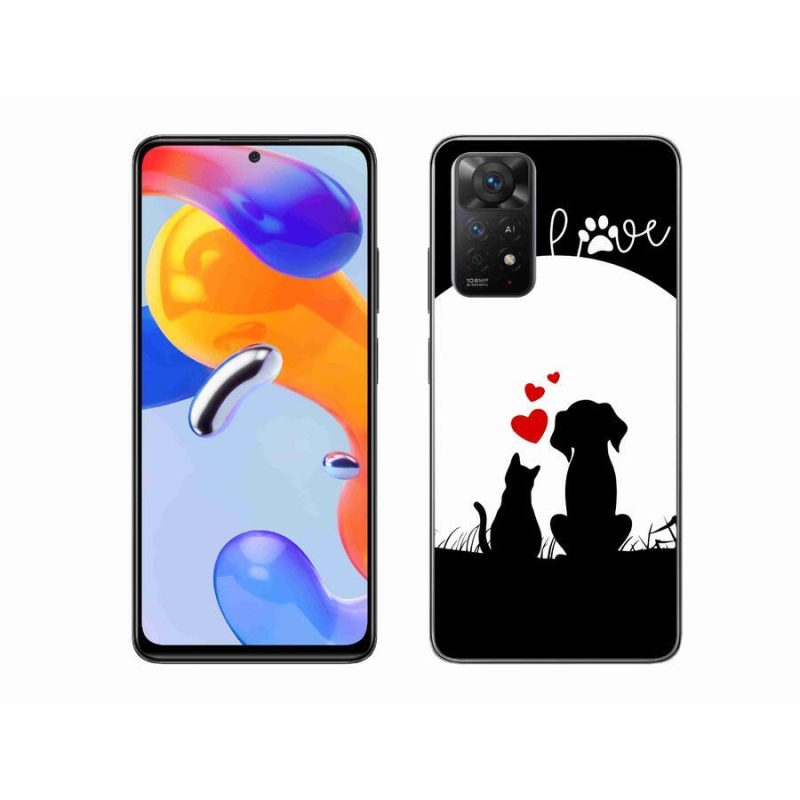 Gélový obal mmCase na mobil Xiaomi Redmi Note 11 Pro 4G/5G - zvieracia láska