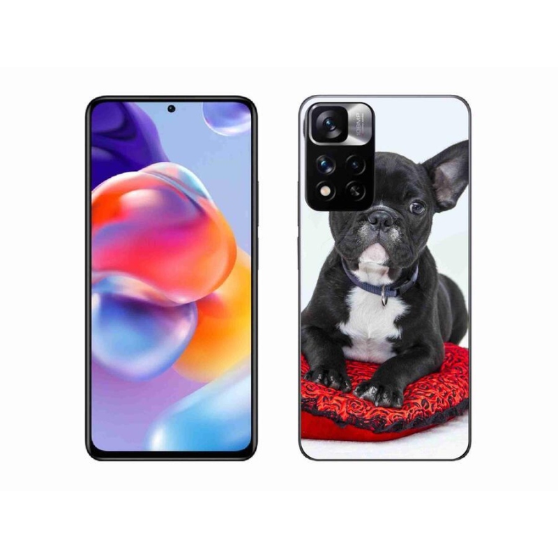 Gélový obal mmCase na mobil Xiaomi Redmi Note 11 Pro+ 5G - buldog