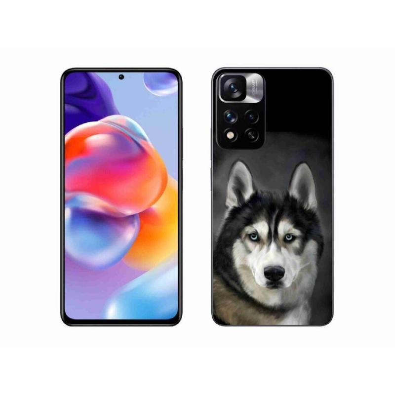 Gélový obal mmCase na mobil Xiaomi Redmi Note 11 Pro+ 5G - husky